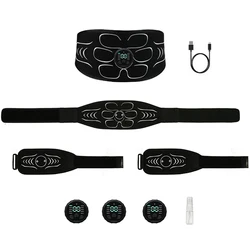 Smart Abdominal Muscle Trainer Abdominal Toning Belts Waist Abdominal Massager Belt Muscle Toner For Abdomen Arm Fitness Massage