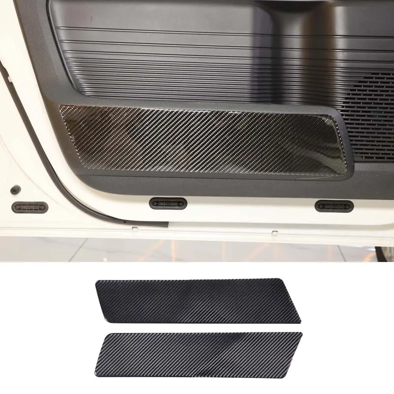 

For 2017-21 Honda N-BOX soft carbon fiber car styling car door anti-kick panel cover sticker car interior protection accessories