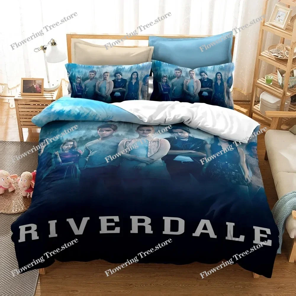 

Lisabridal South Side Serpents Riverdale TV Bedding Set Boys Girls Twin Queen Size Duvet Cover Pillowcase Bed Kids Adult