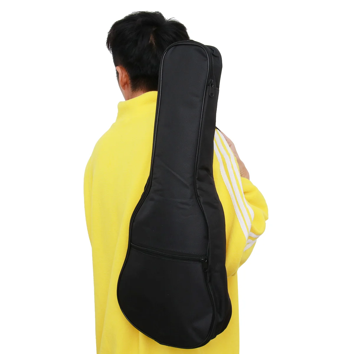 23 Inch Anti-Water Sponge Guitar Bag Carry Case Acoustic Folk Guitarra Case Stringed Instruments Package (Black)