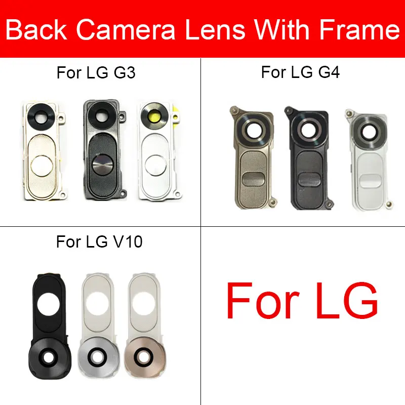 

Rear Camera Glass Lens Cover For LG G3 G4 V10 D850 D851 D855 Back Camera Glass Lens Big Camera Cover Replacement Repair Parts