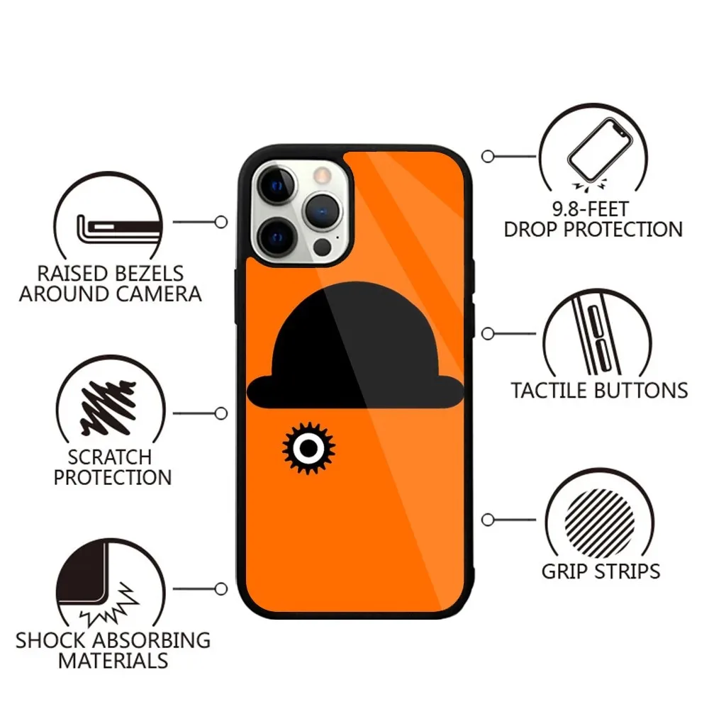 A C-Clockwork O-Orange Movie Phone Case Strong Magnetic For IPhone 15,14,13,Pro,Max,Plus, For Magsafe Wireless Charging