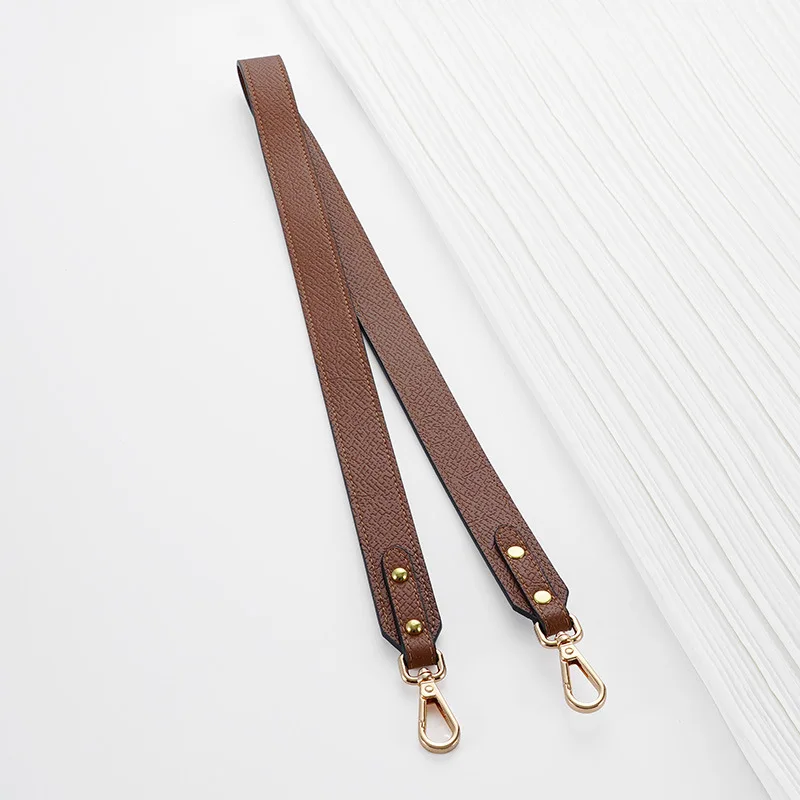 Genuine Leather Bag Strap For Longchamp Bucket Bag Free Punching Modification Set  Wide Replacement Strap Accessories Bag Straps