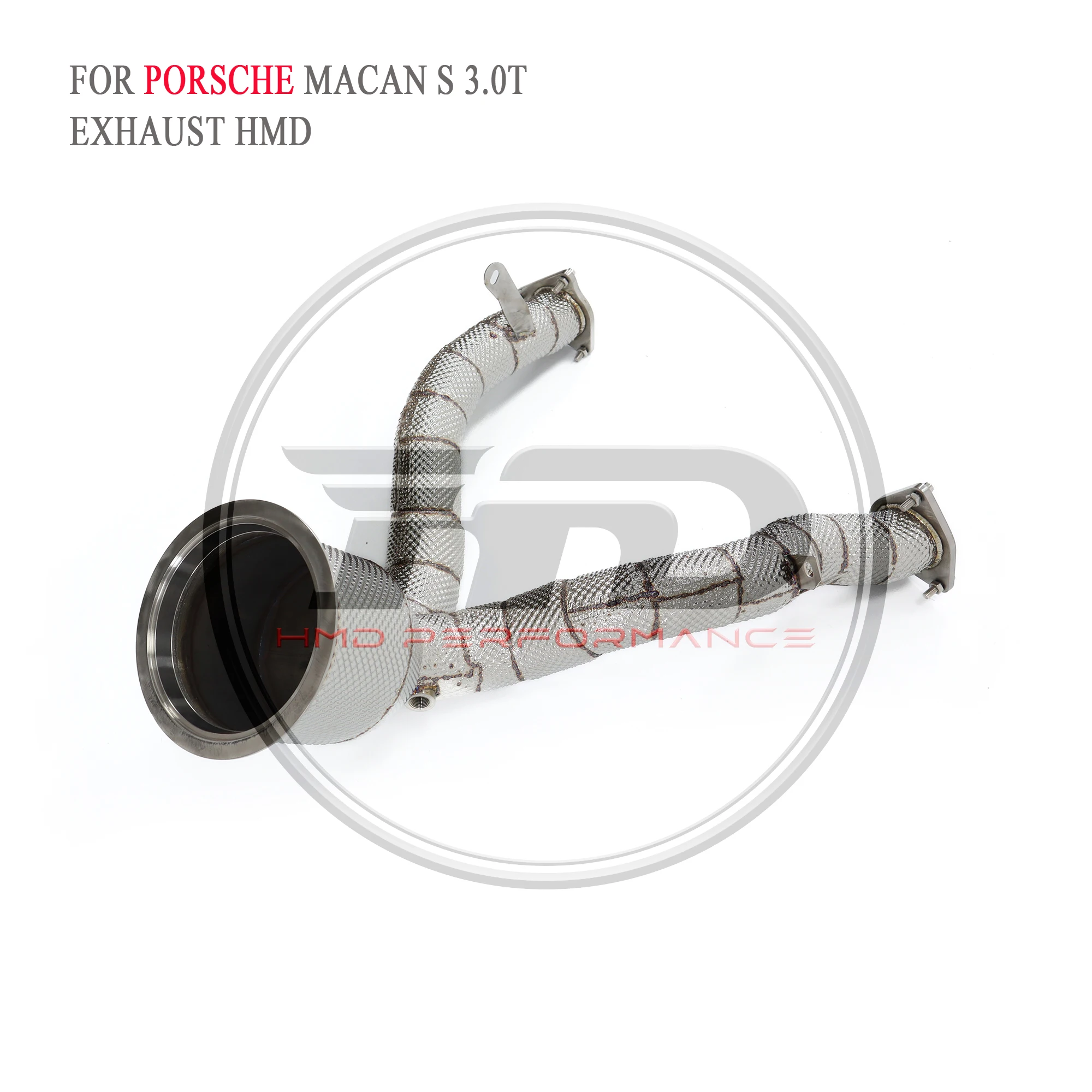 

HMD Car Accessories Exhaust System High Flow Performance Downpipe for Porsche Macan S With Catalytic Coverter Headers