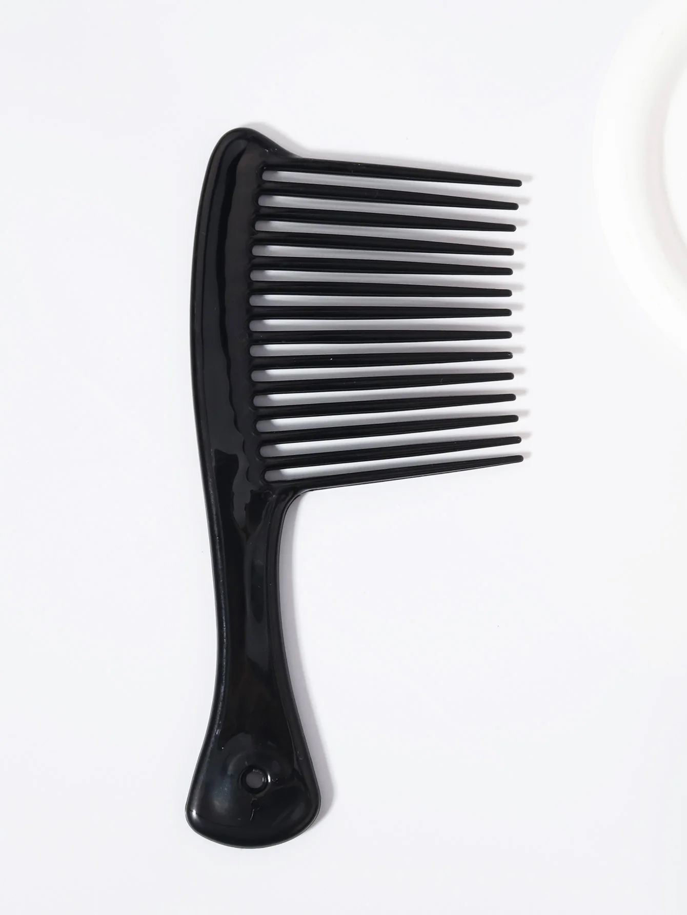 1 Stück breiter Zahnkamm, großer Rechenkamm, Friseur-Shampoo-Kamm, geeignet für verschiedene Haartypen, als Haaraccessoire. – Detail 3