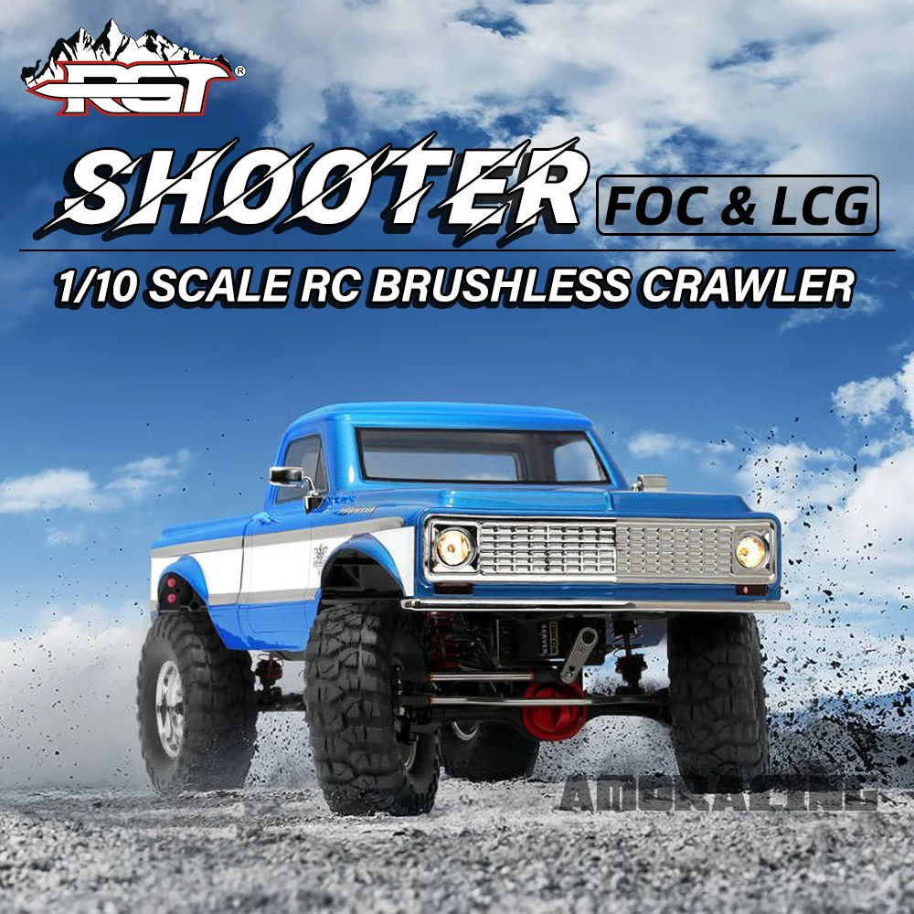 

RGT 136100 PRO SHOOTER Бесщеточный 4WD RTR масштаб 1/10 RC электрическая модель с дистанционным управлением внедорожный гусеничный автомобиль BUGGY игрушки для взрослых и детей