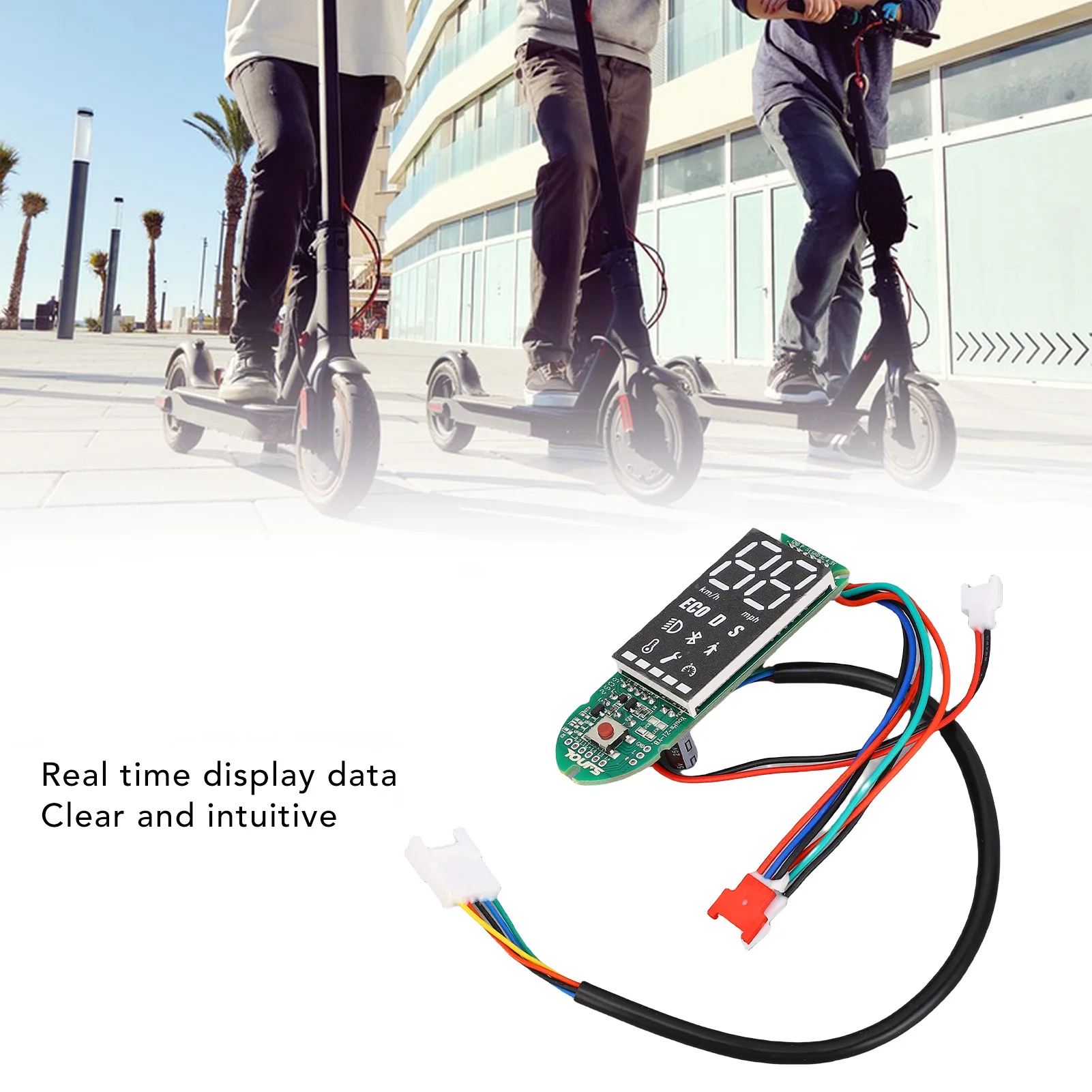 Picture 7: Electric Scooter Dashboard Circuit Board Bluetooth PCB Easily Install and Remove Clear Display for 8.5-10 Inch Electric Scooters