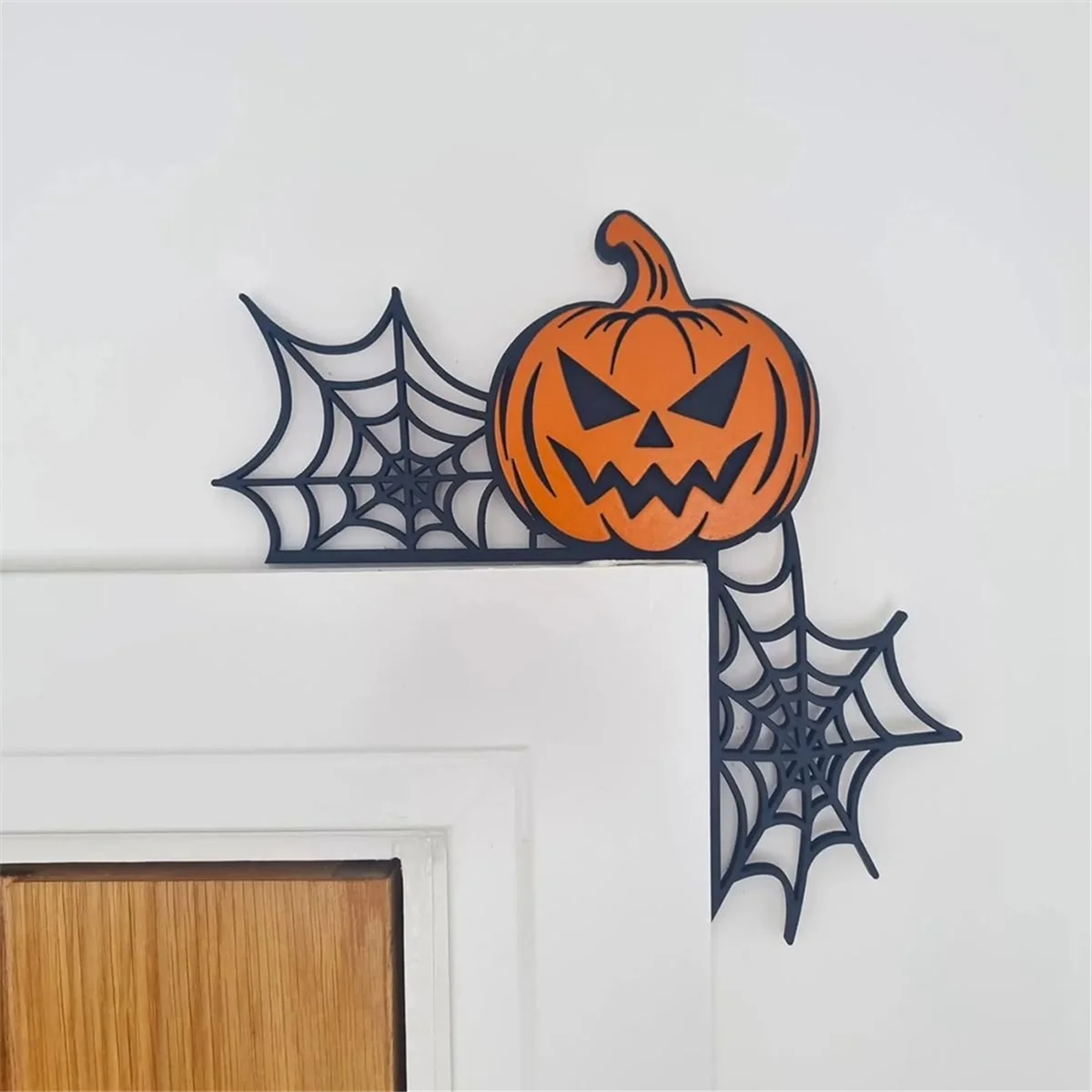 ABJY Décoration de cadre de porte d’Halloween, panneau d’angle de porte d’Halloween, statue de décoration de cadre de porte, A3