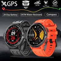 2025 NEW GPS Smart Watch 1.46'' AMOLED Display Built-in Compass Barometric Altimeter 5ATM 580mAh Battery Sports Smartwatch Men