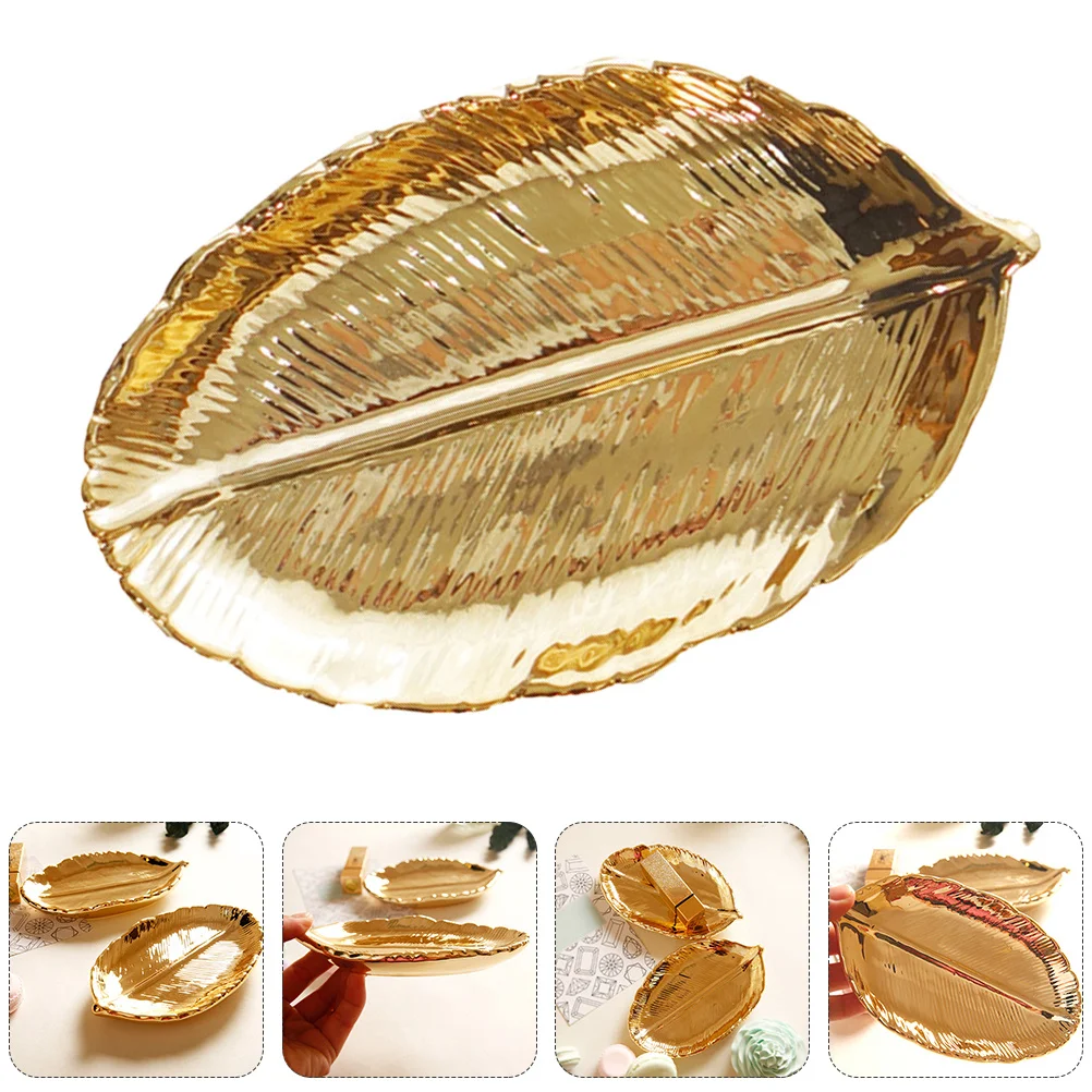 Jewelry Organizer Display Tray Necklace Storage Plate Ceramics Holder Dish Trinket