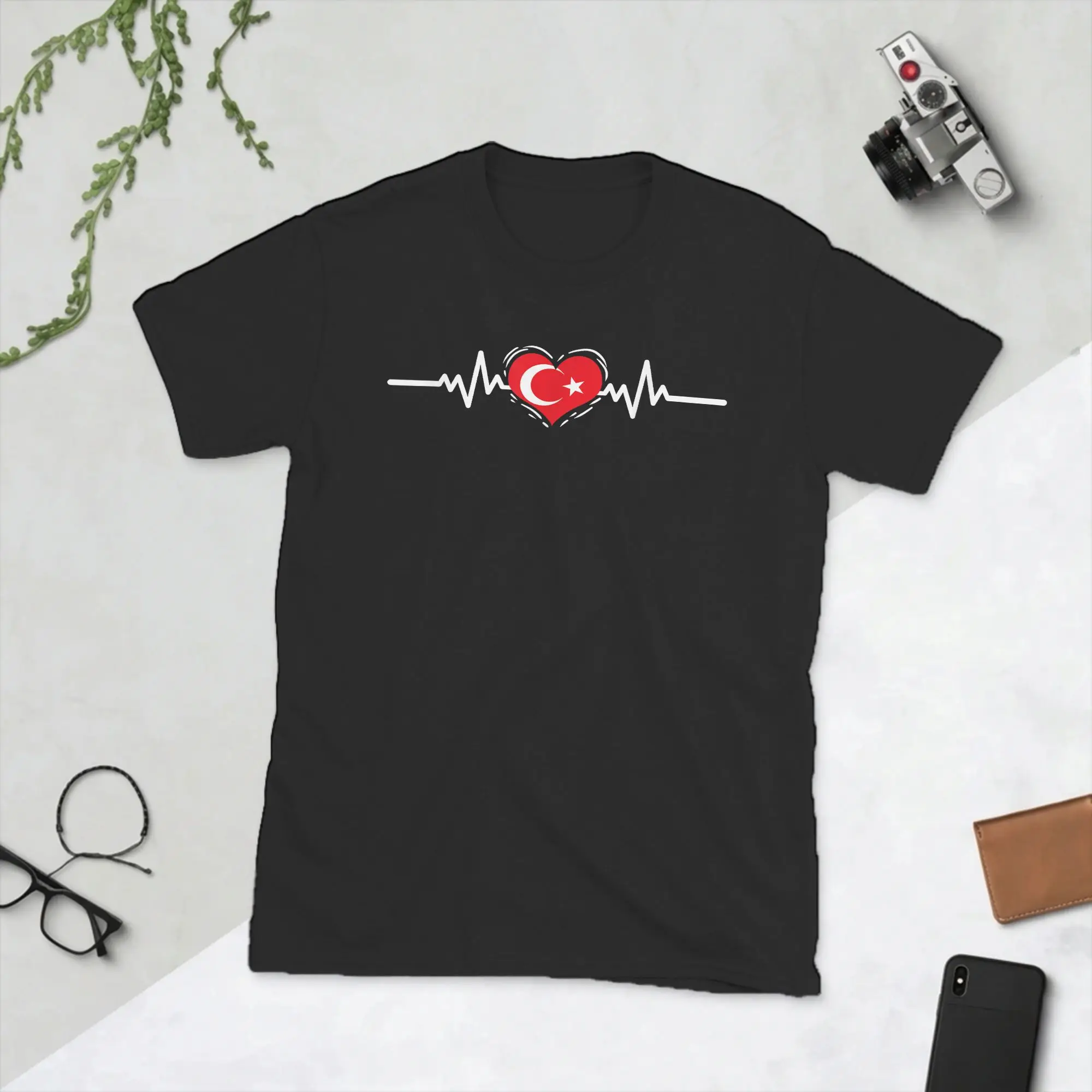 Men Turkish Flag Turkey Proud  T Shirt  Pure Cotton Clothing Casual Short Sleeve O Neck Tees Printed T-Shirts