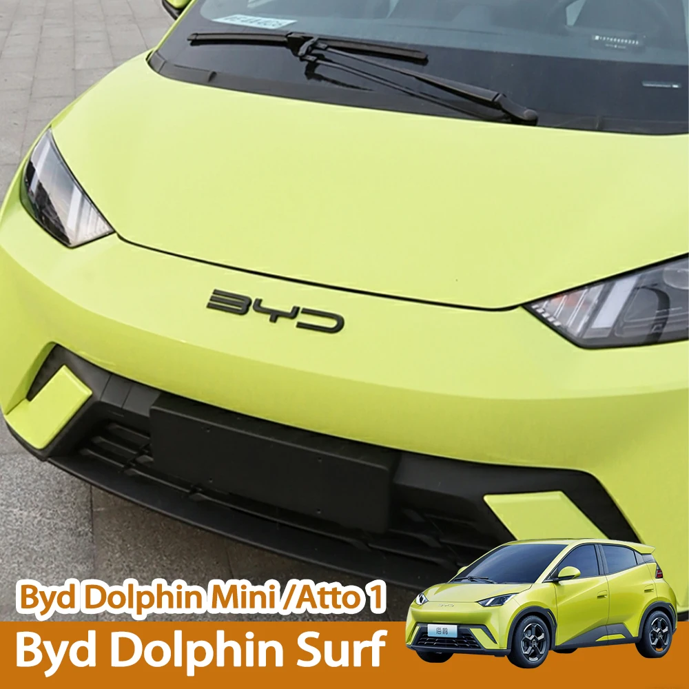 For BYD Dolphin Surf Dolphin Mini Atto 1 2023-2025 Blacked Emblem BYD Rear Letter Exterior Decal Sticker Modification