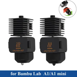 Hotend For Bambu Lab A1 mini Assembly Hotend Kit 0.2 0.4 0.6 0.8MM Replaceable Nozzle For 3D printer Bamboo Lab A1/A1 mini