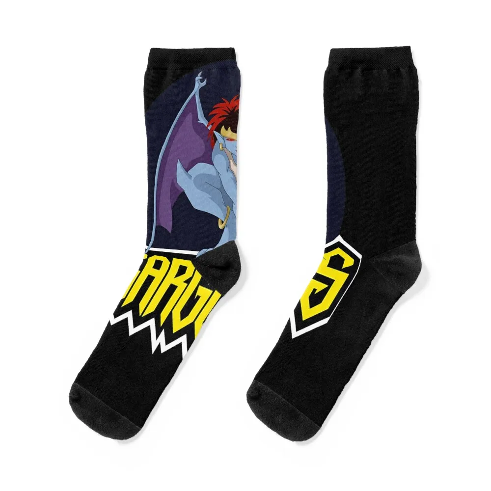 

Demona on Gargoyles logo Socks hip hop FASHION bright garter shoes Man Socks Women's