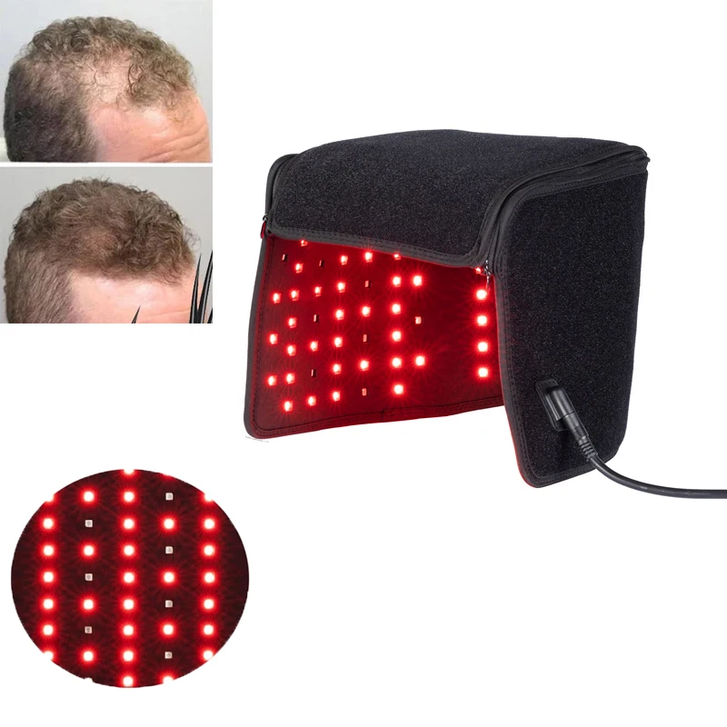 

LED Infrared Anti-Hair Loss Treatment Hair Growth Cap Promoter Hair Fast Regrow Hair Care Device Red Light Therapy Cap