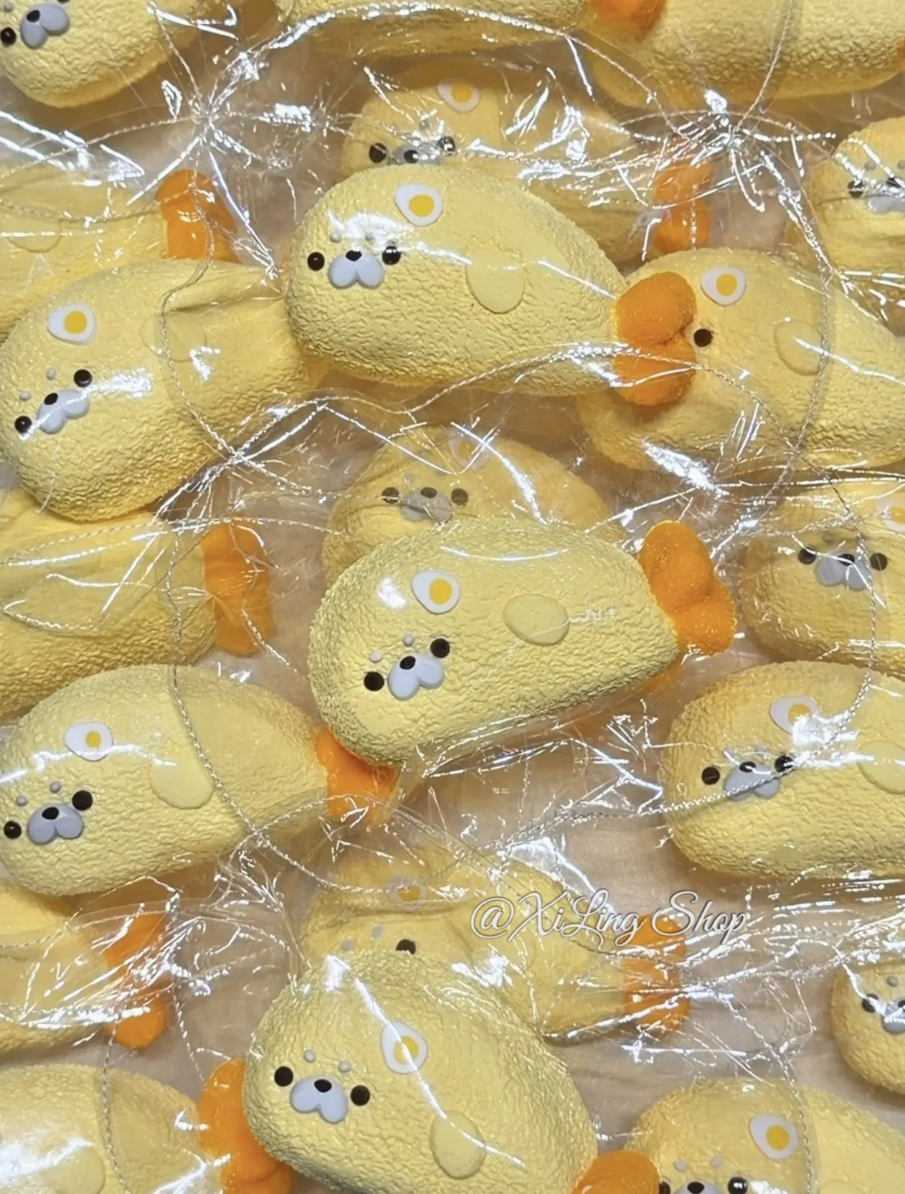 1Pc Taba Squishy toy with Two Available Textures - Bundle! Large Seal Fried Shrimp + Mini Fried Shrimp Platter
