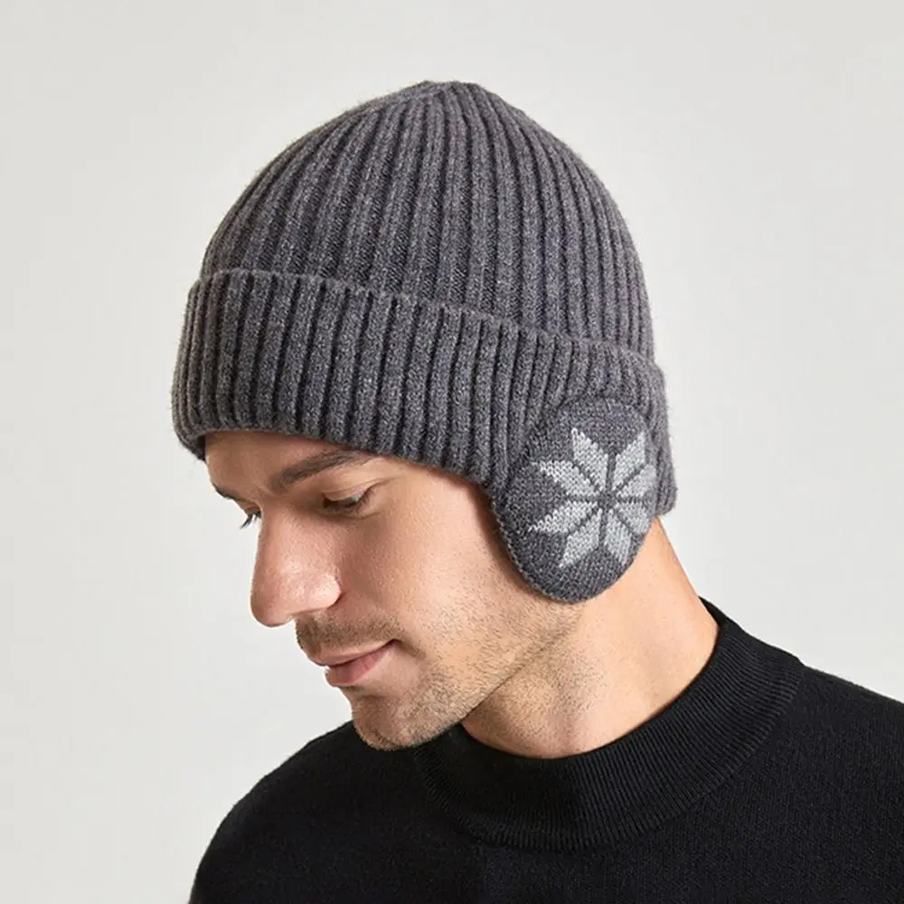 قبعة صغيرة ناعمة محبوكة للتزلج ، قبعة سميكة ، غطاء رأس مقاوم للرياح ، قبعة عصرية ، شتاء