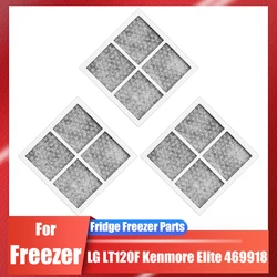 3PCS Fridge Freezer Air Filter for LG LT120F Kenmore Elite 469918 LFX25991ST MX2992,Refrigerator Air Filter Replacement Part