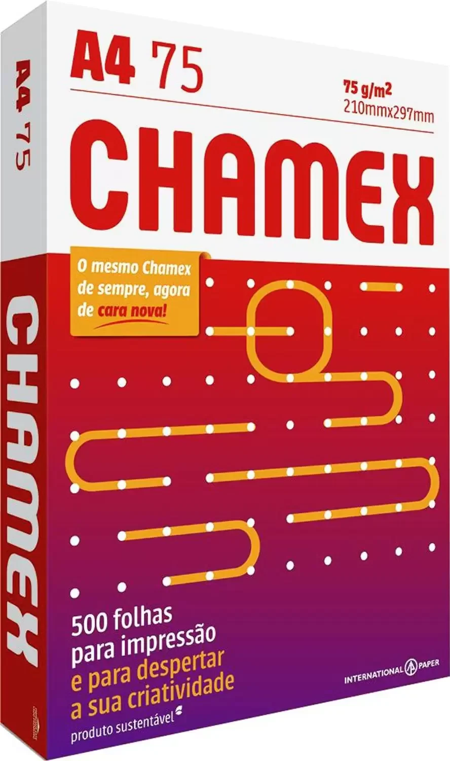 A4 Chamex Sulfite Paper 500 Sheets 75g 210x Premium 297