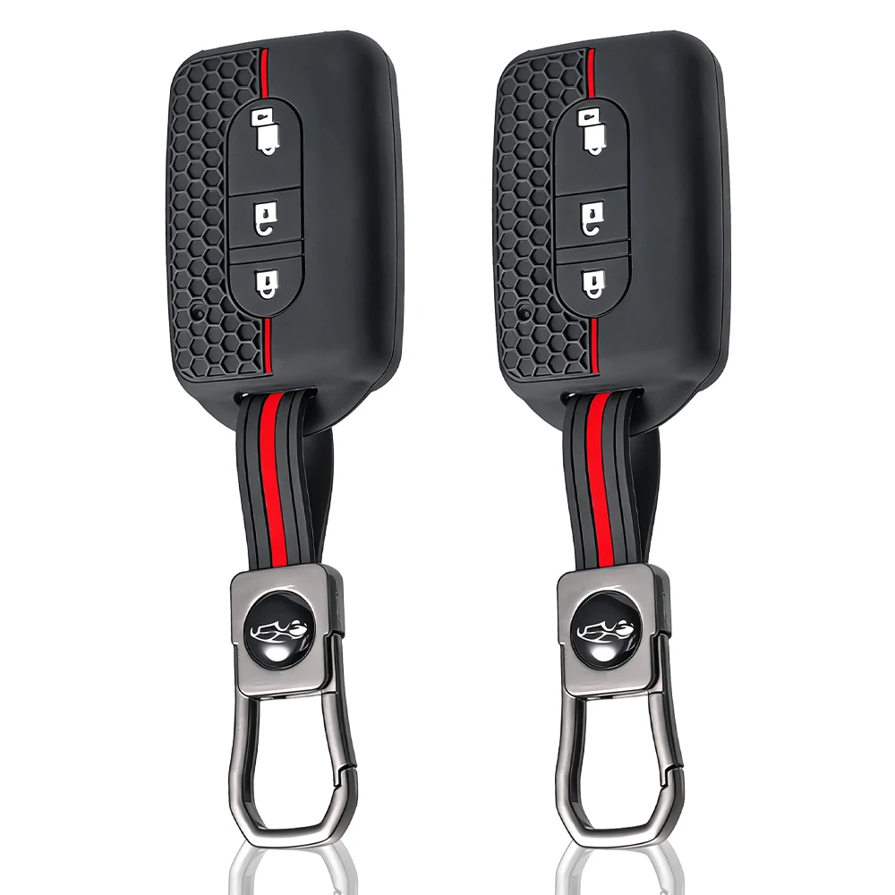 Key Case Cover for Nissan Qashqai J10 Tiida Micra X-Trail NV200 Navara Pathfinder Juke Keychain Fob Key Holder Car Accessories