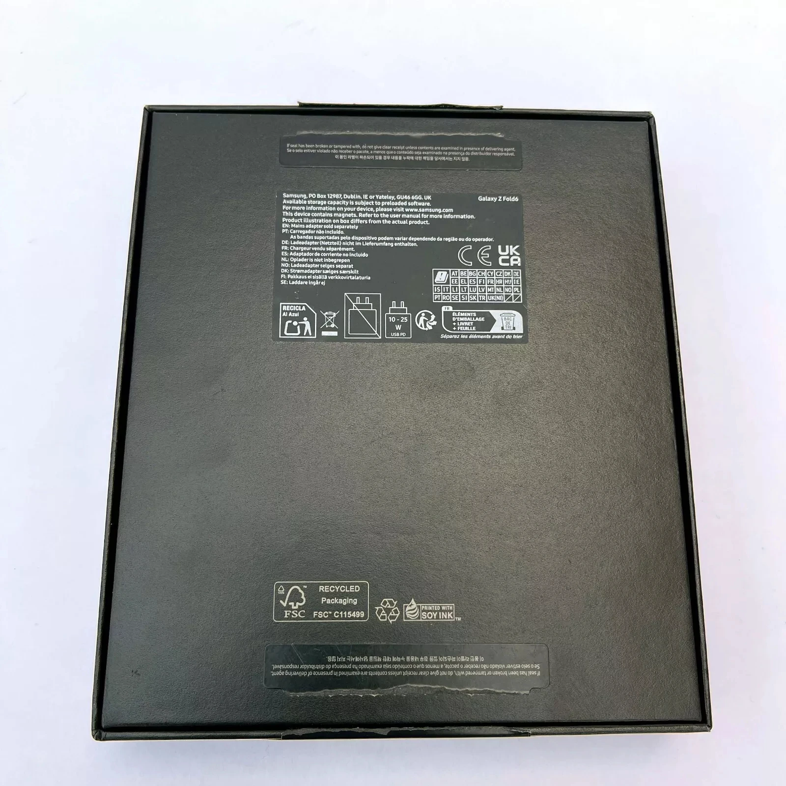 Newe Verpackung phonebox for Samsung Galaxy ZFold 7 6 5 4 3 5G Einzelhandelsbox for Samsung Leere Boxen
