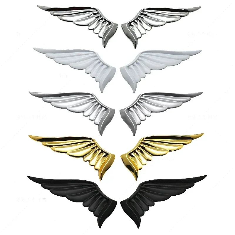 

Металлический логотип с крыльями ангела, эмблема кузова автомобиля, наклейка на крыло, наклейка для Audi Toyota Honda Suzuki Subaru BMW Chevrolet Ford KIA
