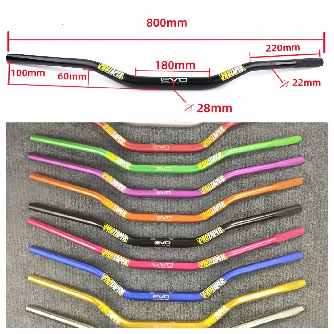 العالمي للدراجات النارية المقود برو تفتق 1-1/8 "الدراجة الترابية موتوكروس مقبض القضبان ل KTM هوندا كاواساكي Husqvarna سوزوكي ياماها