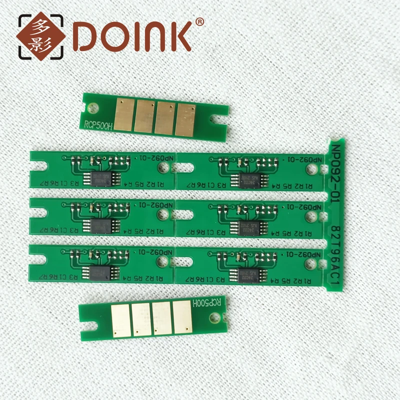 Chip de 20 peças para ricoh p 501/500/ip 500sf/im 430fb/430fbtl im430 cartucho de toner 418446 514204 514203 ww; 514205 418094 Tambor
