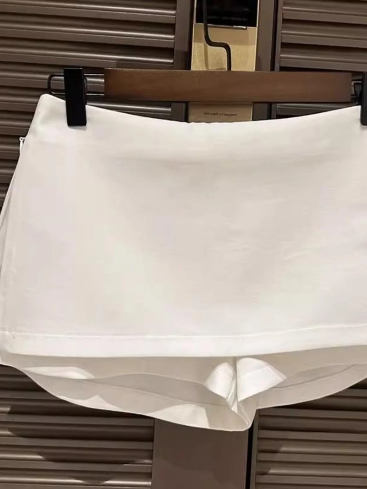 

Slimming High Waist Midi Skirt Commute Design Women's Fashion Korean Style Short A-Line Skirt Polyester Fabric Autumn Winter