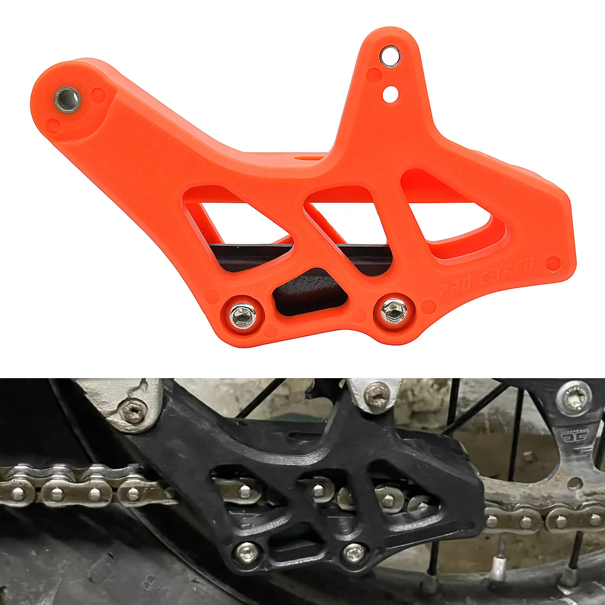 

Motorcycle Sprocket Chain Guide Guard For Husqvarna FS FX FC FE TE TC TX 125 250 300 350 449 450 480 501 2014-2021 Dirt Pit Bike