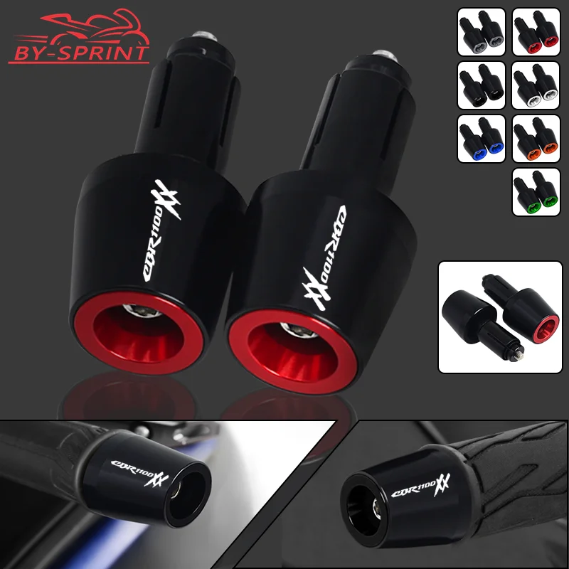 

7/8" 22MM Motorcycle Handle Bar Ends Plug Grips Handlebar Plug Caps Slider For Honda CBR1100XX CBR 1100XX cbr1100xx 1997-2007