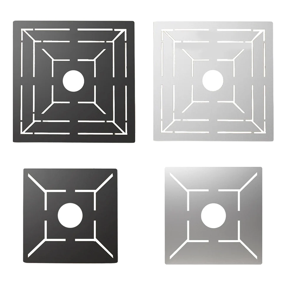 Angle Measuring Tool Floor Drain Ruler 200x200mm Compact Measuring Tool Integrated Design Tool For Tile Patterns