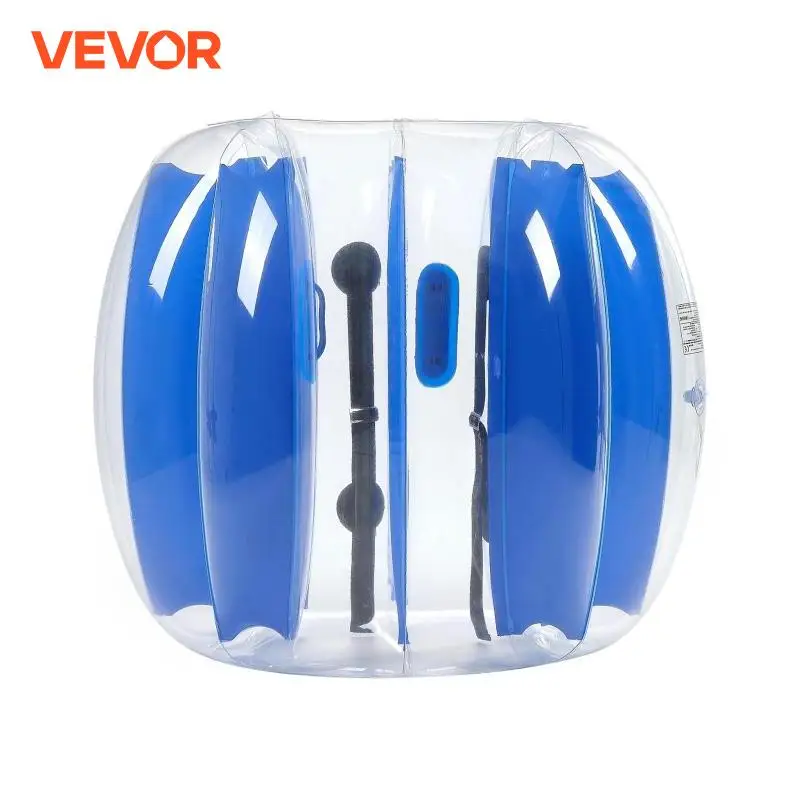 VEVOR 1-Pack 4FT كرات ممتصة للصدمات قابلة للنفخ الجسم السومو زورب الكرة البلاستيكية الإنسان الهامستر فقاعة مطرقة لعبة بوبر لحديقة ساحة بارك