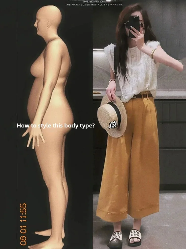 

Summer Faion plus Size Women's Clothing Set Conceal Meat ow Slimming Salt System Lightweight Mature Age Reduction Two Pie...