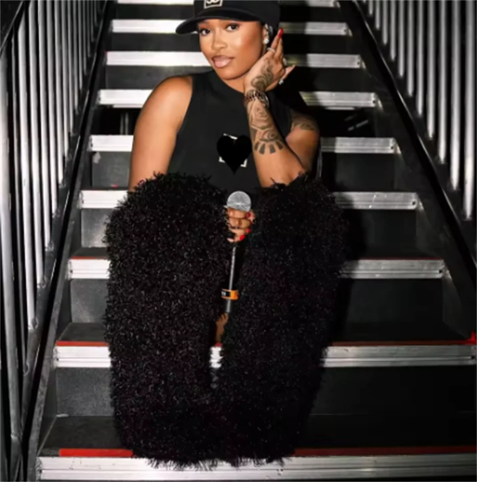 Thigh High Mongolian Fur Boots Faux Tall Boots for Women