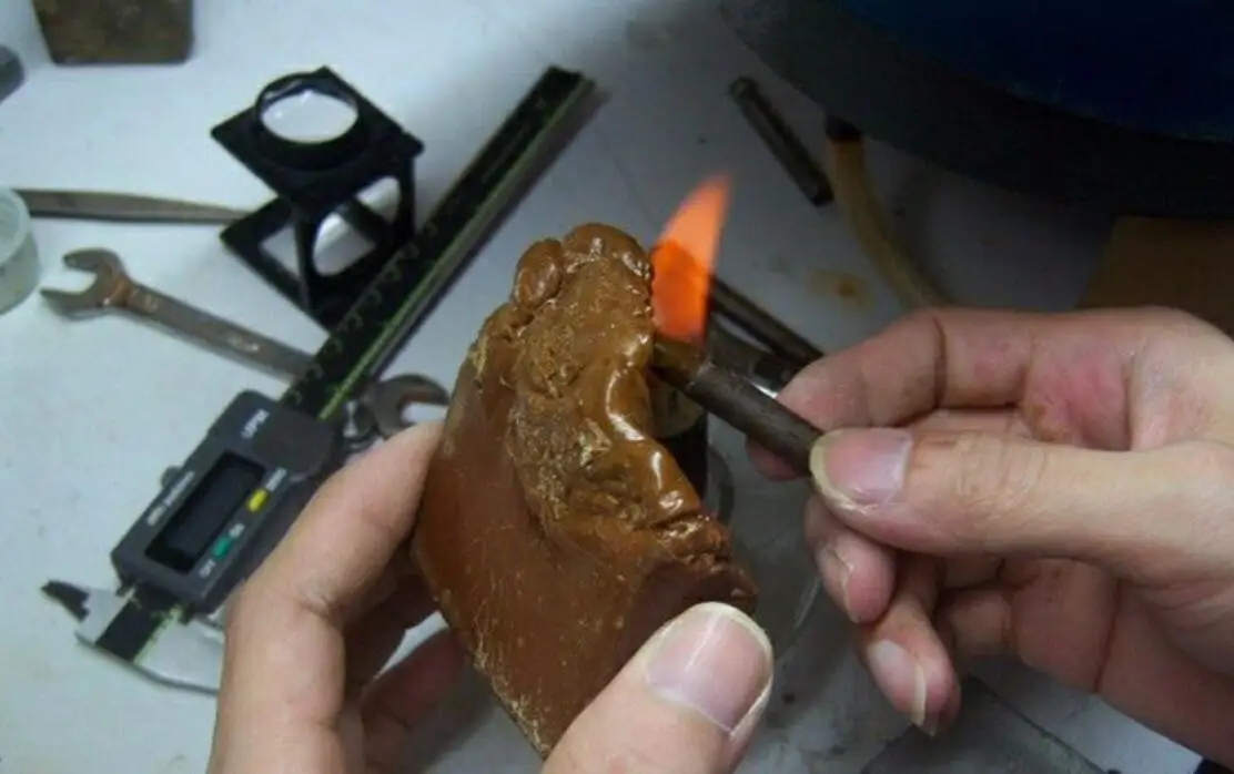 dopsticks gemstone lapidary dop stick stone dop sticks jewelers wax jewelry faceting tools Hot melt adhesive
