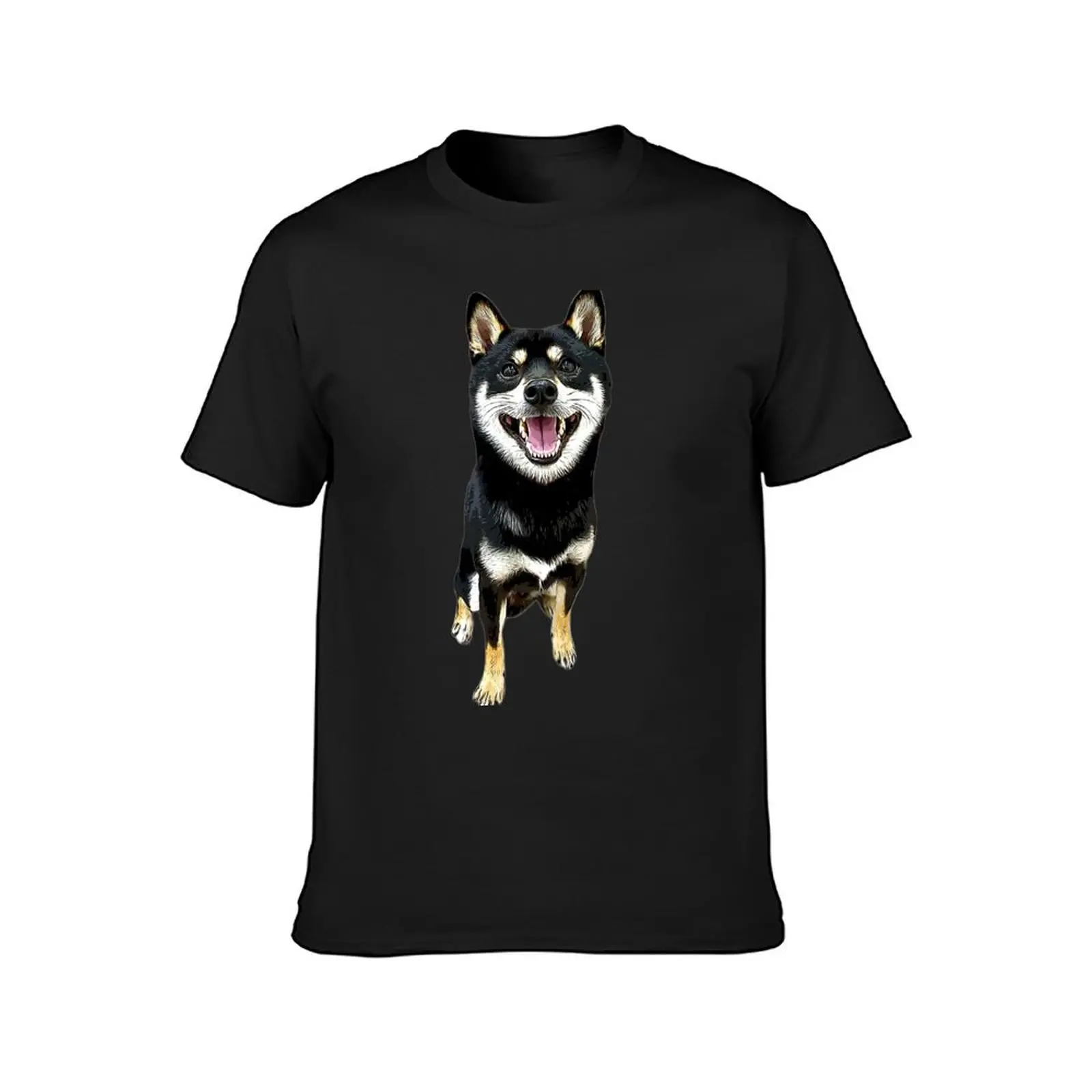 Shiba Inu Black and Tan T-Shirt tees sublime graphics kawaii clothes sweat shirts, men