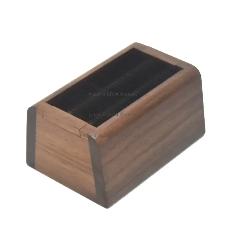 Black Walnut Wood Chalk Sharpener, Tailor Dressmaker Fabric Chalk Point Grinder, Handy Sewing Tool