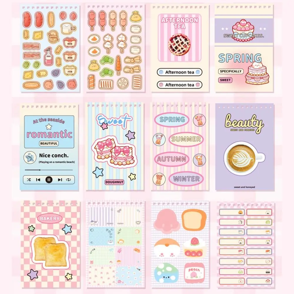 

Мультяшные 3D подарочные наклейки для закусок, штабелирование и наклеивание, аксессуары «сделай сам», декоративные игровые наклейки, многоцветные домашние животные