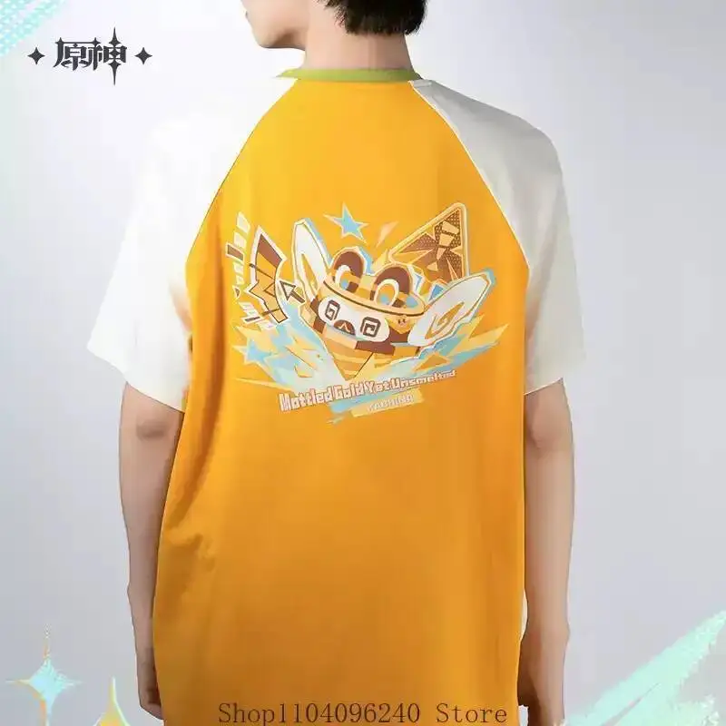 

Presale Mihoyo Genshin Impact Figures Kachina T-Shirt Cosplay Costume Anime Role Play Cartoon Men Women Short Sleeve TEE