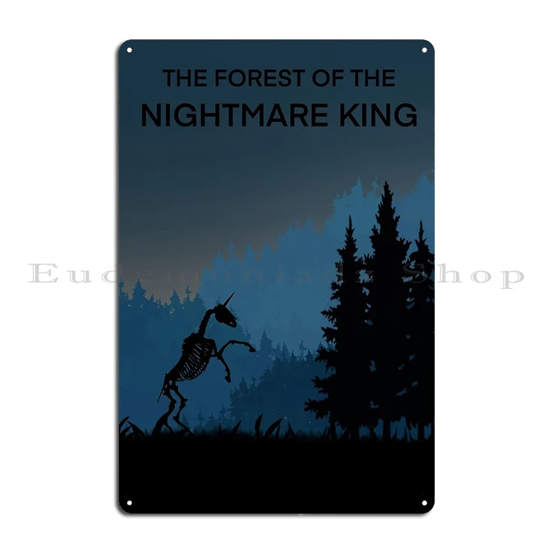 Forest Of The Nightmare King Travel Poster Metal Signs Wall Create Customize Print Pub Plates Tin Sign Poster