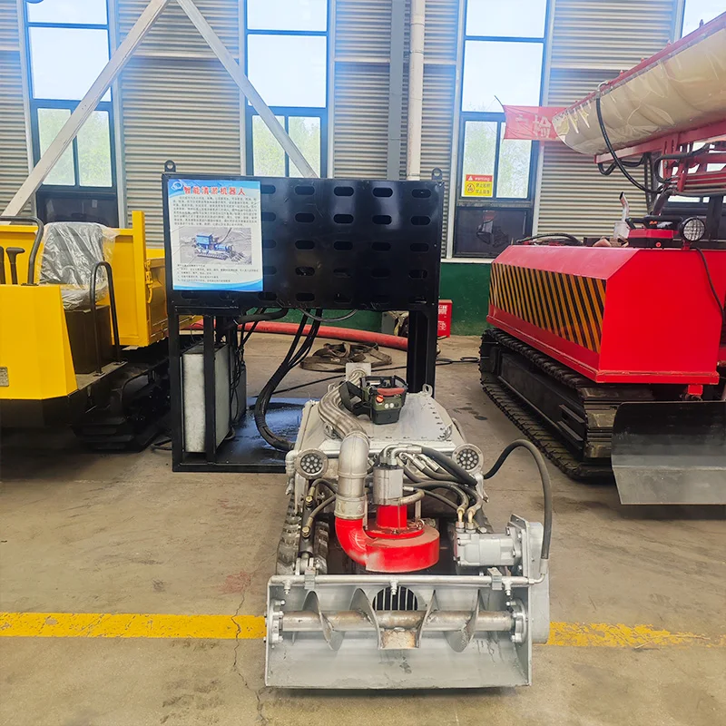 Professional High Torque Dredging Robot Remote Controlled Submersible Silt Cleaner For Industrial Wastewater System Cleaning