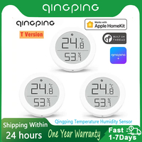 Qingping Temperature Humidity Sensor T-Version LCD Digital Thermometer Hygrometer Indoor Room Electronic Gauge Weather Station