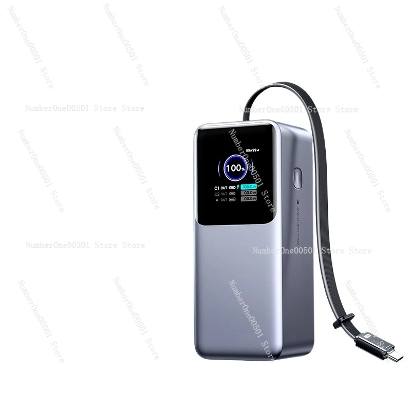 

165W High Power 20000mAh Fast Charge Power Bank with Built in Cable for MacBook IPhone Laptop Mobile Phone