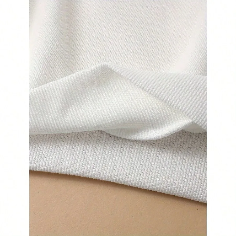 Толстовка с принтом Праздничный подарок для пар Модная спортивная рубашка Топ с принтом для пар Стильный и удобный пуловер