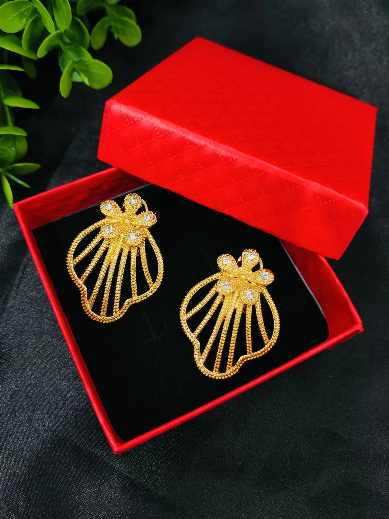 Indian Luxury Bridal Round Coin Earrings Jewelry for Women African Anniversary 24k Gold Color Jewellery Dubai Party Gifts