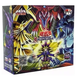 240 pz Yu-Gi-Oh Anime Cards Blue Eyes Dark mago Exodia Obelisk Slifer Ra Yugioh Card regalo di natale per bambini