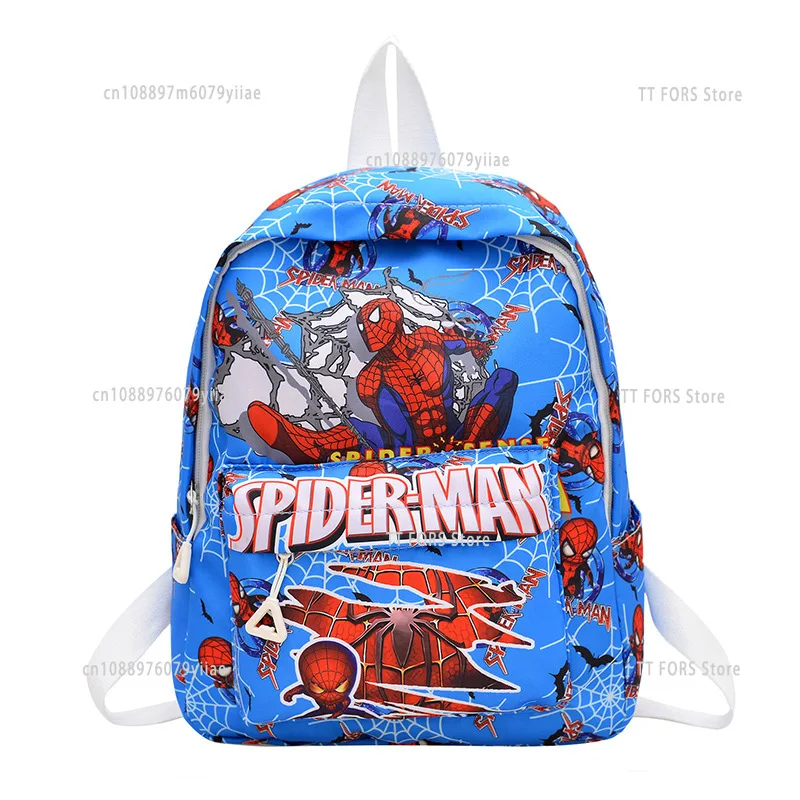 

Disney Backpack Boys Primary School Schoolbag Double Layer Cartoon Spiderman Backpack Boys Christmas Halloween Gift