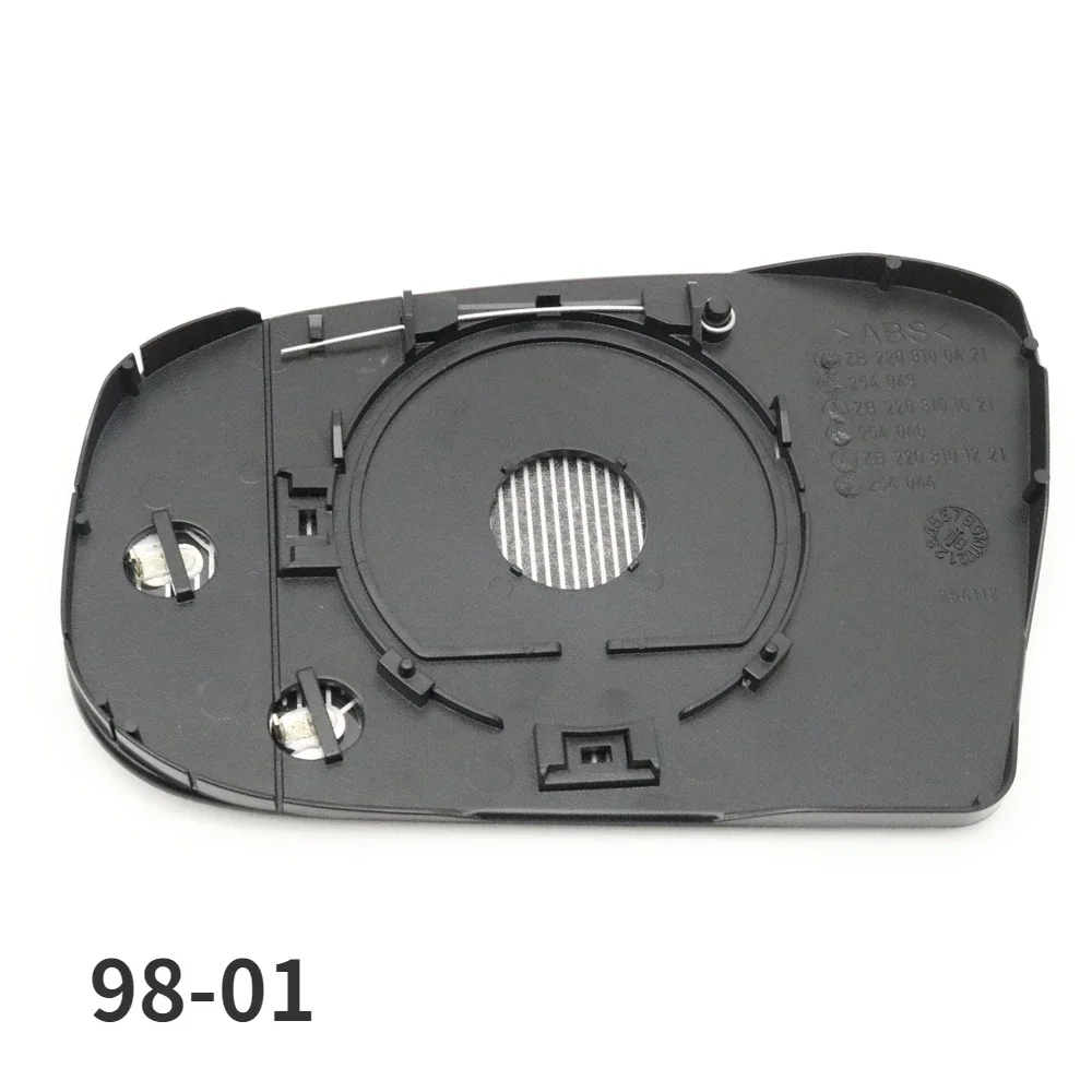 مرآة جانبية ساخنة زجاج عدسة الرؤية الخلفية الإسكان مع بدوره مصباح إشارة لمرسيدس بنز S-Class W220 S280 S320 S430 1998-2005 #3