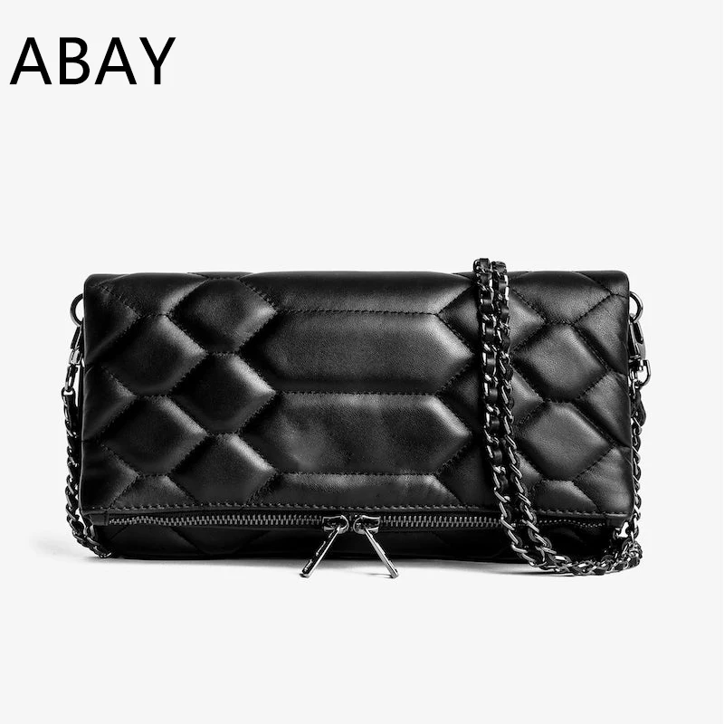 Classic Women Shoulder Bags PU Material Handbag Ultrathin Square Phone Designer Brand Sunny Metal Chain Strap Crossbody Bag